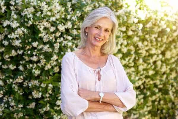 Older woman happy with urinary incontinence treatment Greater London (Barnet)