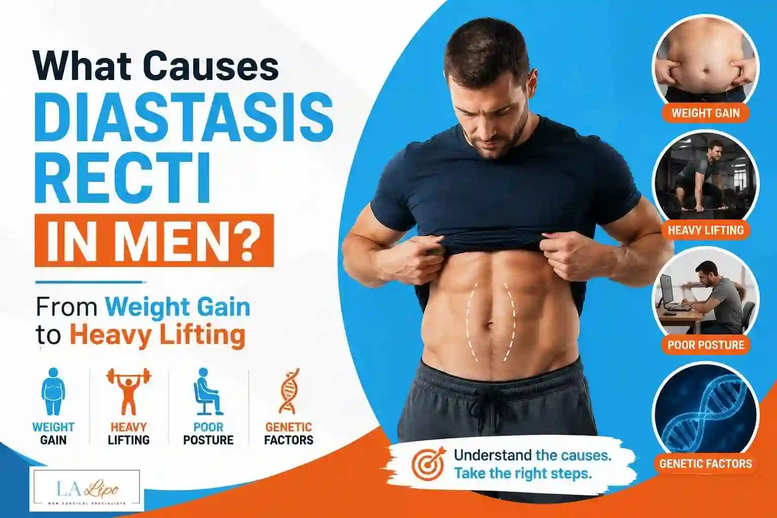 What Causes Diastasis Recti in Men? From Weight Gain to Heavy Lifting Greater London (Barnet)